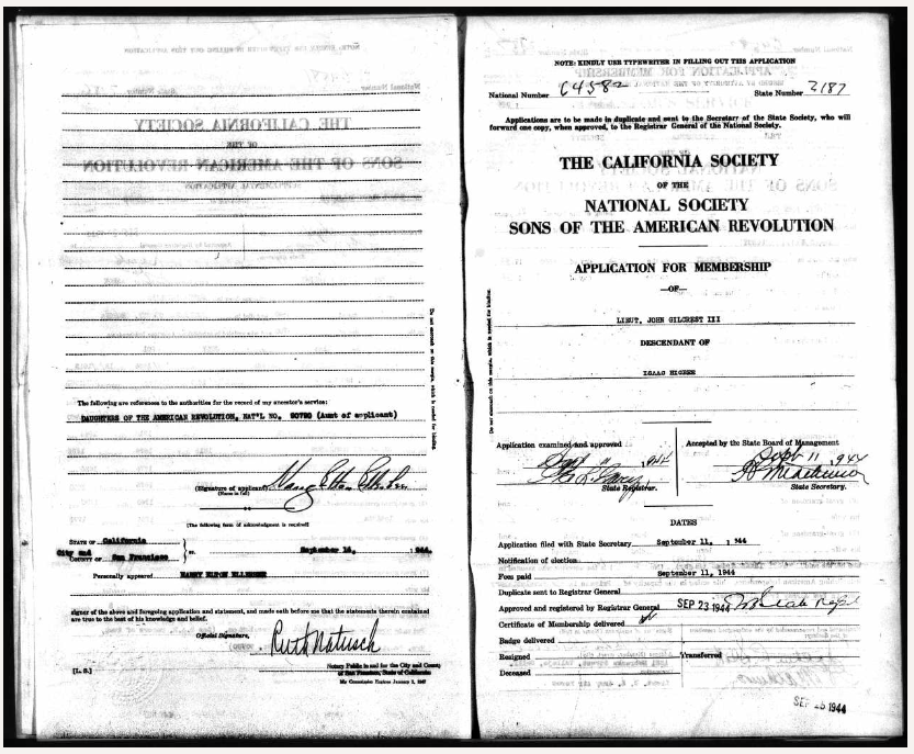 application documents